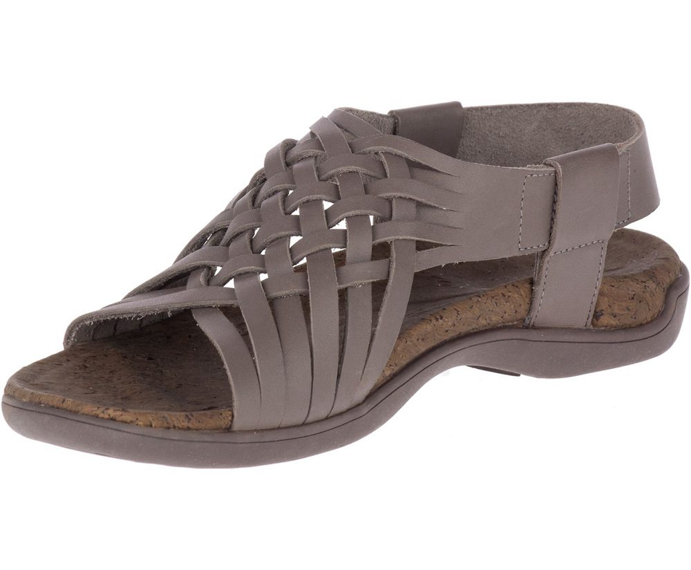 Merrell Sandals Grey - District Mahana Backstrap - Womens 79GDXCZMS
